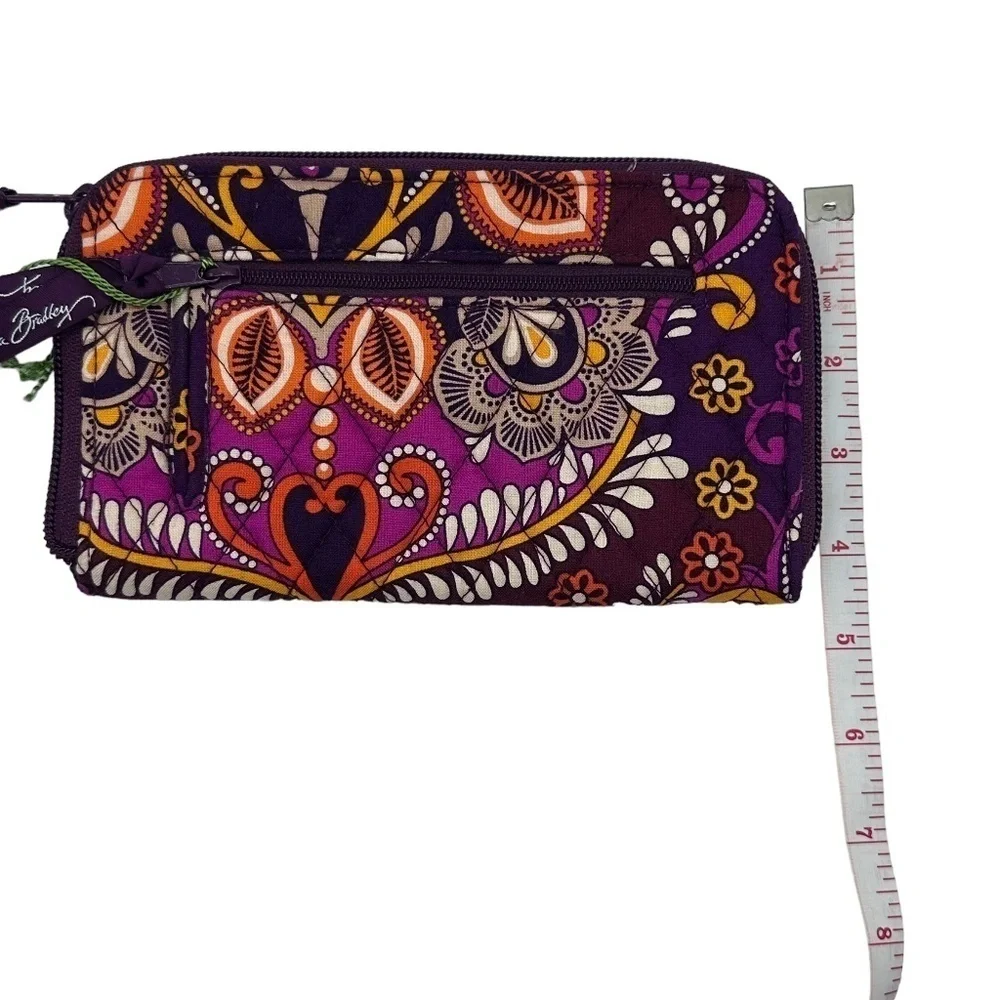 Vera Bradley Zip Around Safari Sunset Wallet - Picture 4 of 7